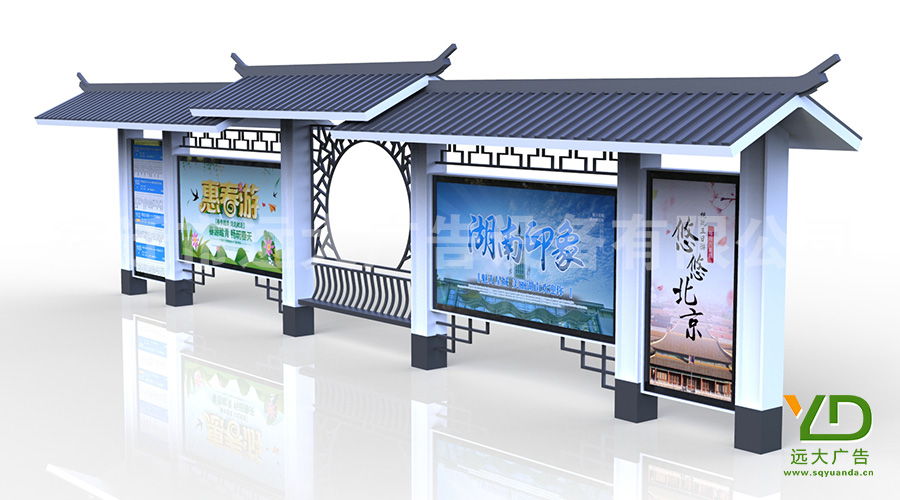 江南煙雨系列2019新款風雨橋仿古候車亭