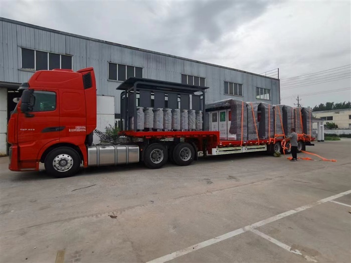 宜興垃圾房裝車發貨